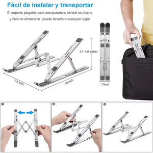 SOPORTE LAPTOP DE ALUMINIO